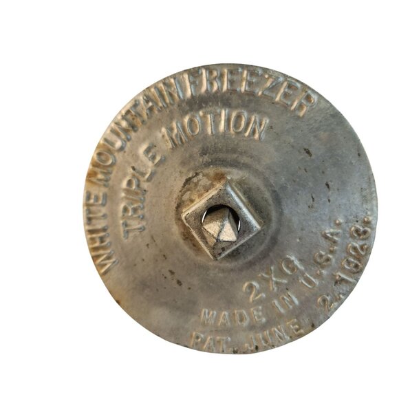 White Mountain Freezer Triple Motion Ice Cream Maker Metal Canister Paddle Inser - Picture 9 of 15